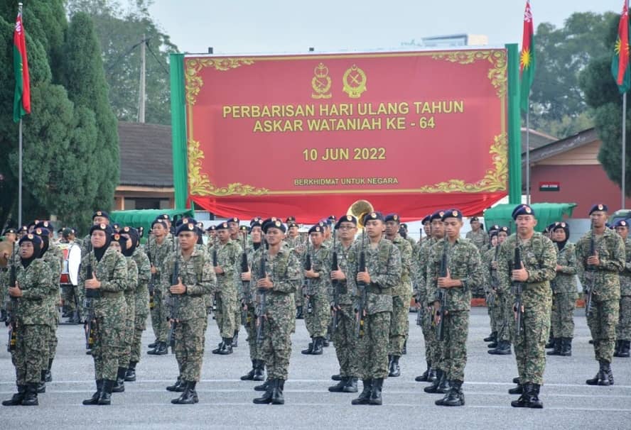 Rejimen Askar Wataniah Sambutan Hari Ulang Tahun Askar Wataniah Ke 64